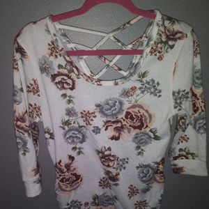 Lightweight 3/4 sleeve sweater